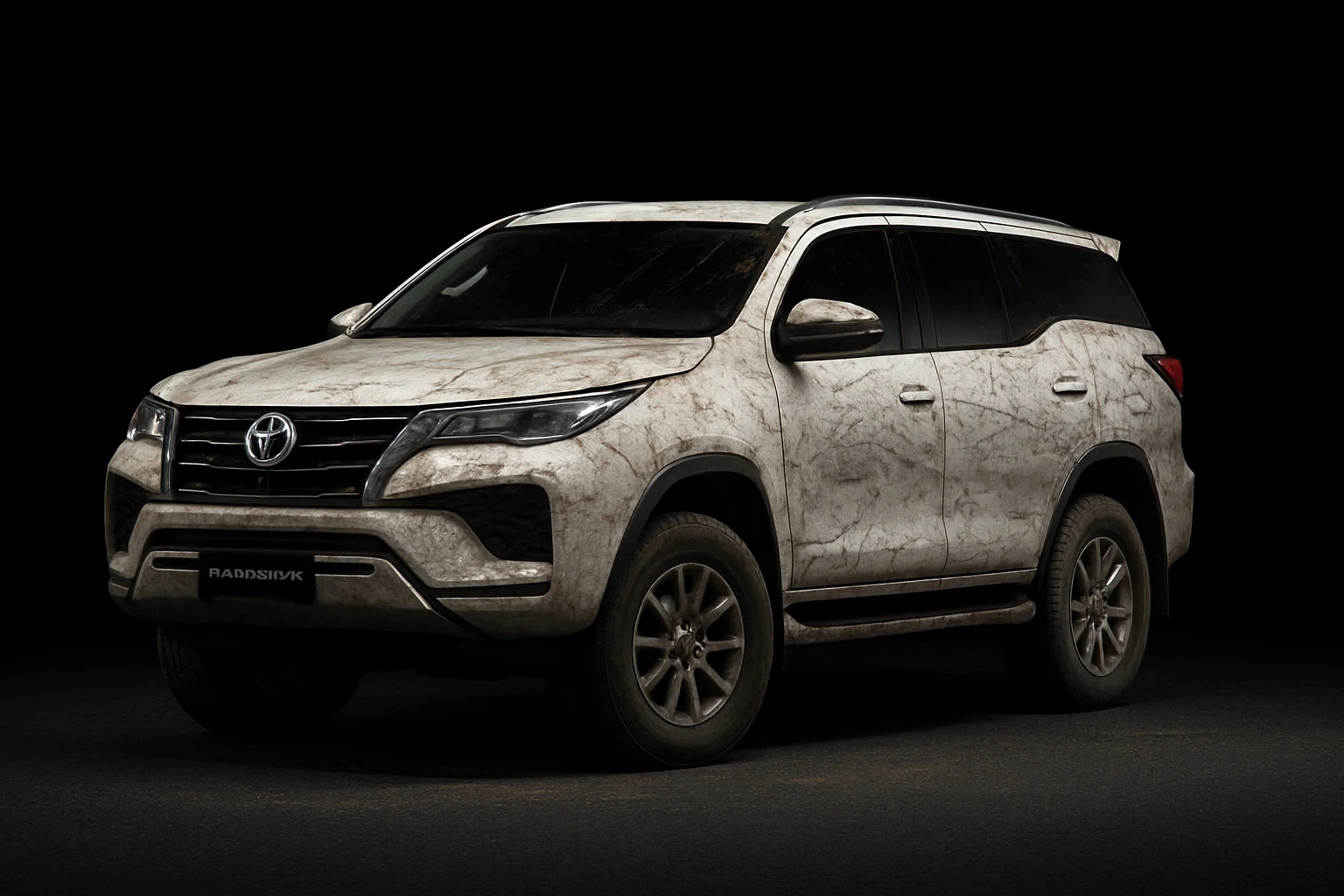 Toyota Fortuner Before Applying Paint Protection Film