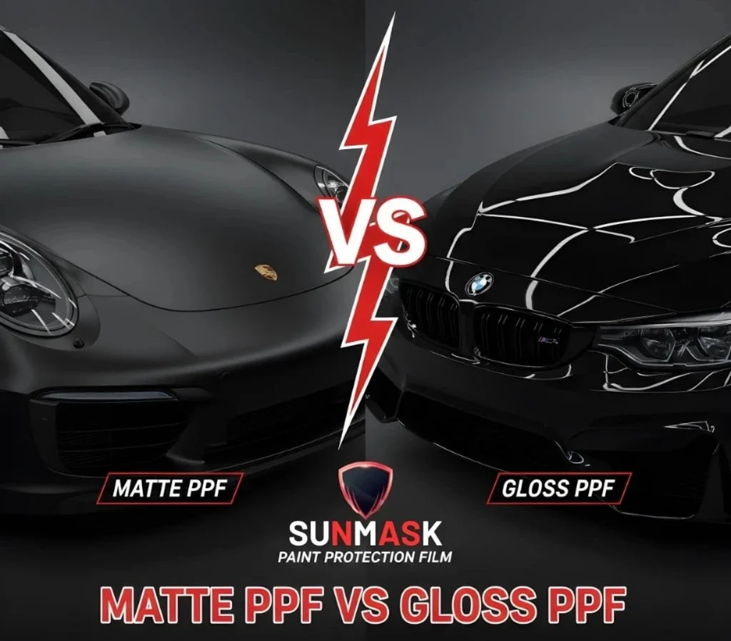 matte vs gloss PPF Film